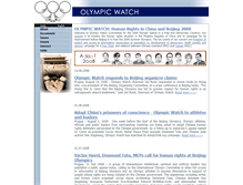Tablet Screenshot of olympicwatch.org